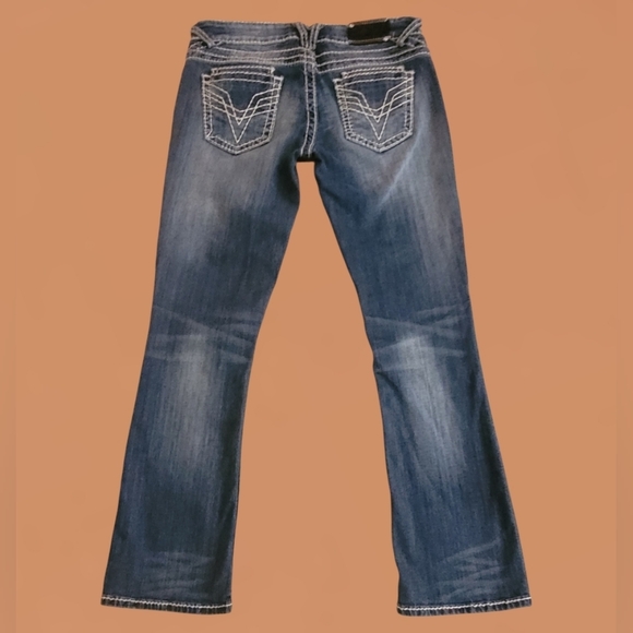 VIGGOSS CHELSEA BOOTCUT WOMEN'S JEANS MEDIUM WASH DENIM SZ. 9/32" - Picture 4 of 5